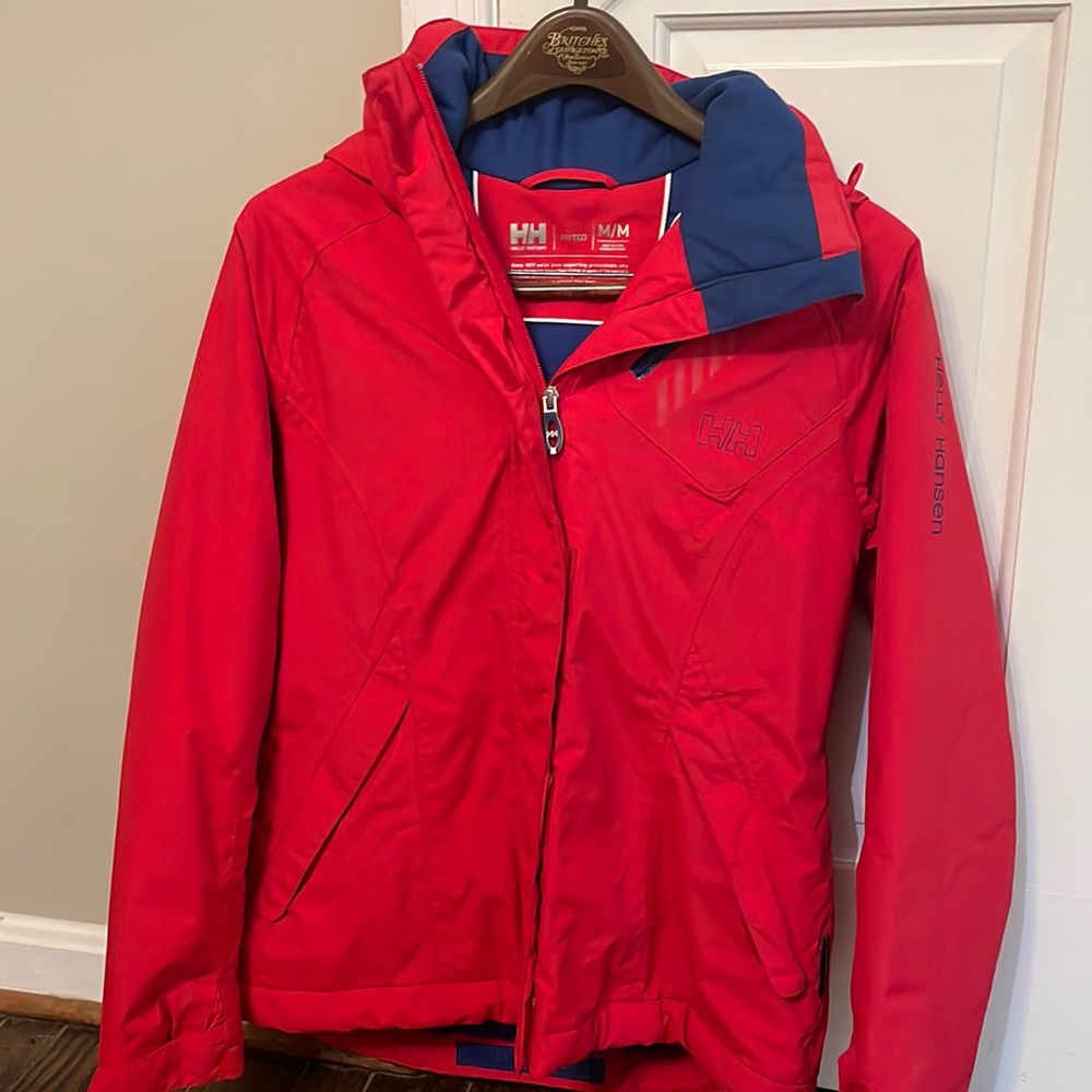 Red and Navy Helly Hansen jacket-no rips/tears, gently loved!